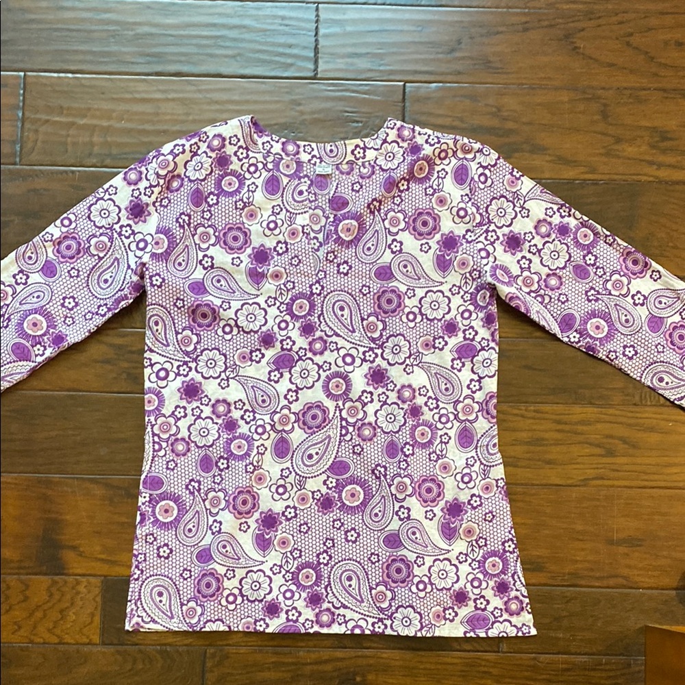 Purple, lightweight swim cover up